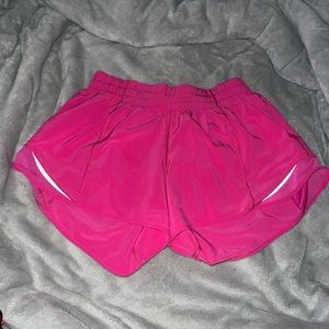 Sonic Pink Lululemon Hotty Hot Shorts